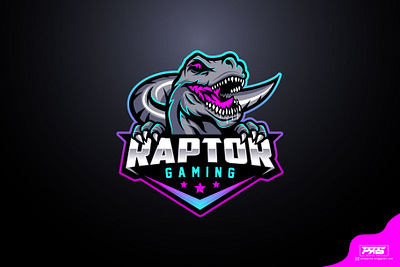 Raptor Esport Logo velociraptor