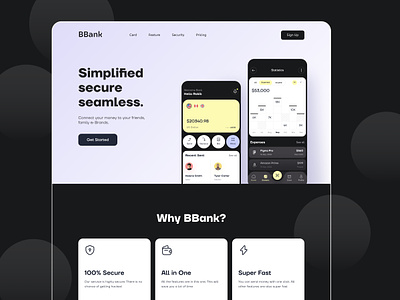 Banking Website bank website banking website finance finance website home page landing page money transfer send money ui uiux ux wallet web design web ui website website design