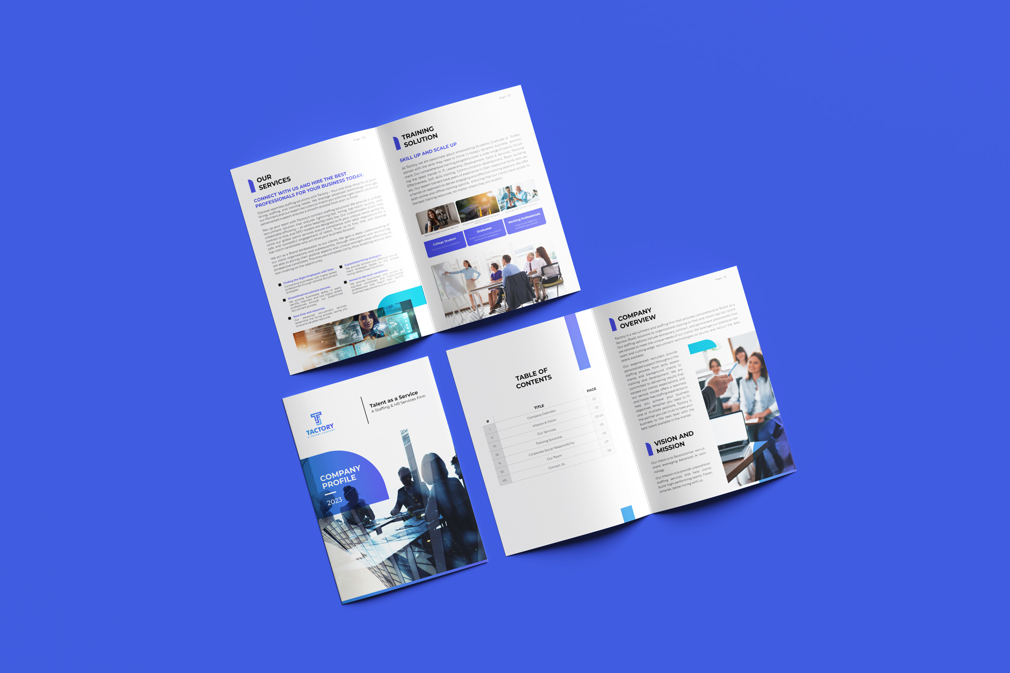 Brochure Design - Tactory annual report bifold bifold brochure booklet branding brochure brochure template business brochure catalogue corporate brochure editorial flyer layout magazine print typography