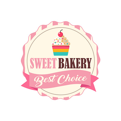 Bakery Badge graphic design illustration logo