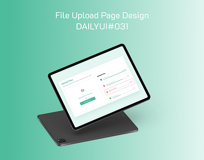 Modal For File Upload Page Design- DailyUI Day031 dailyui dailyui031 dailyui031fileupload figma file upload landing page uiux user interface web design website
