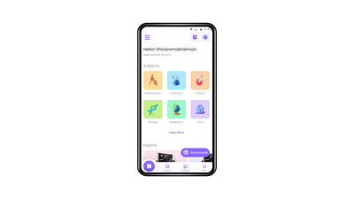 Byjus the learning app 2danimation animation microinteraction motion graphics ui ux uxmotion