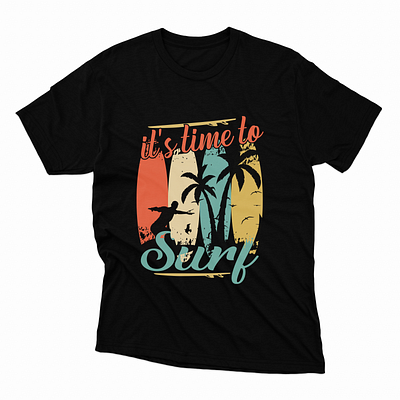 Summer type t-shirt design branding design graphic design illustration t shirt design typography vector