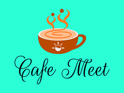 Cafe Meet Logo branding graphic design logo