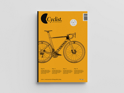 Cyclist Magazine Concept branding cycling graphic design indesign logo magazine magazine cover print print design publishing