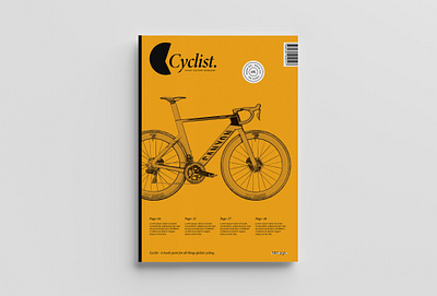 Cyclist Magazine Concept branding cycling graphic design indesign logo magazine magazine cover print print design publishing