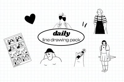Line drawing pack