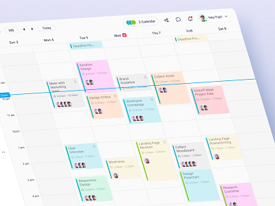 Calenday - Project Management Calendar calendarapp dashboard productivitytool projectmanagement projectplanning taskmanagement teamcollaboration