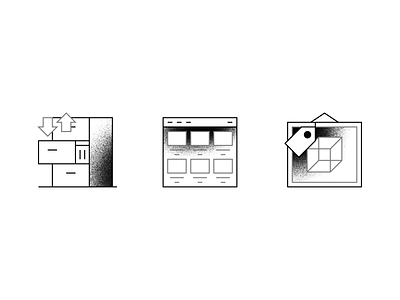 Icons branding design graphic design icon illustration line minimal retro simple ui