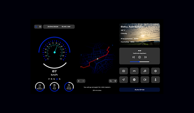 Automotive Interface automotive interface dailyui design desktop page illustration ui uidesign ux website