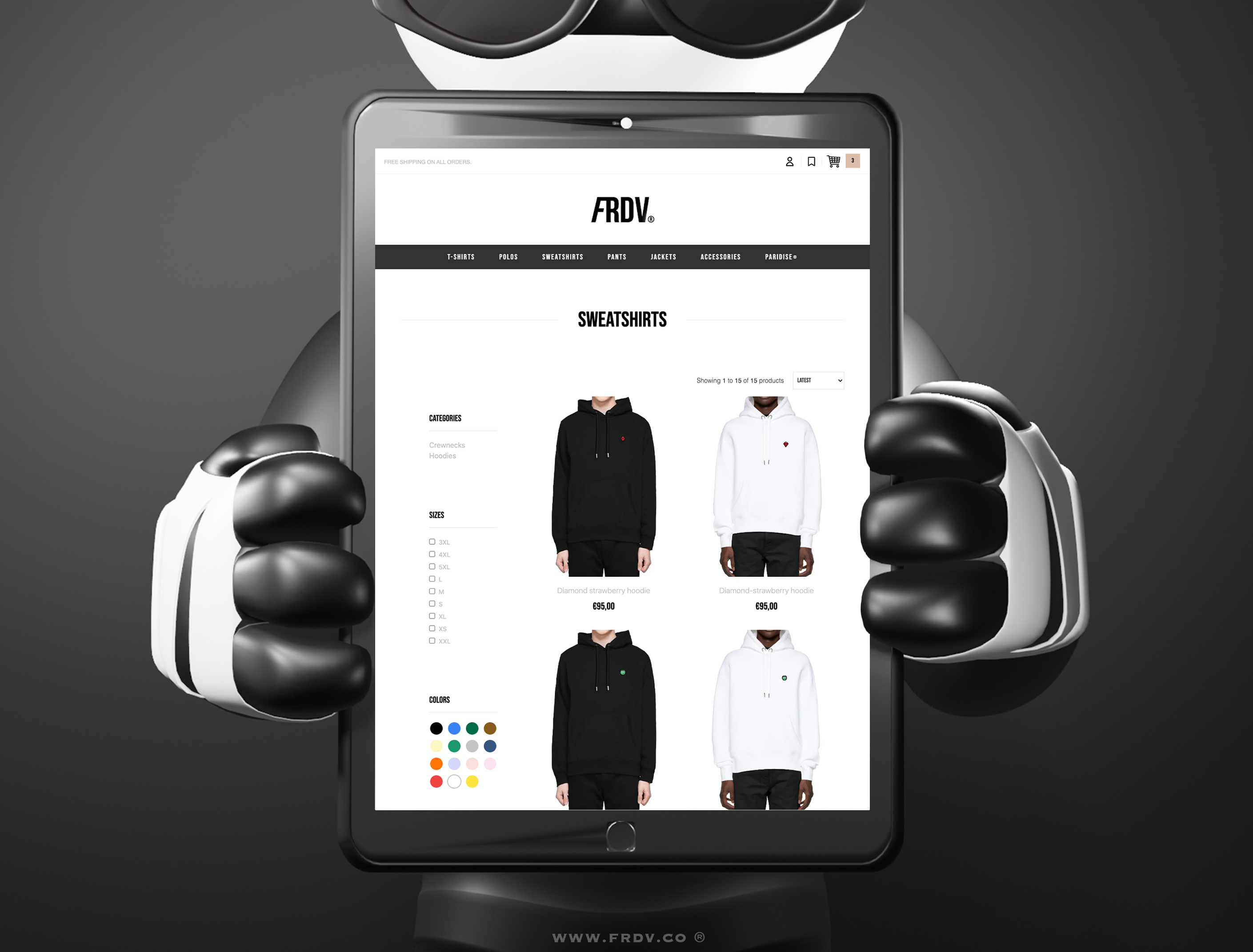 Minimalist E-commerce category page (Reactjs - Nextjs) 🛒 alannn category page ecommerce eshop frdv french designer headless cms react developer reactjs shopify streetwear threejs developer ui ui design ux ux design web design web developer webflow woocommerce