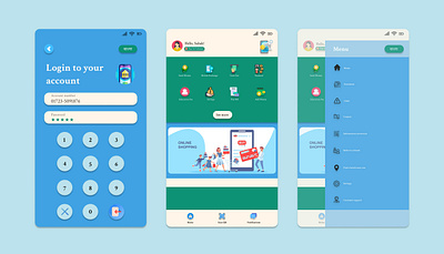 Ui Design for a Mobile Banking App app bangladesh banking app community design figma mobile mobile bank research ui uidesign uiux