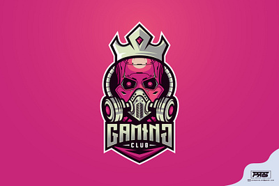 Robot Skull Esport Logo gas