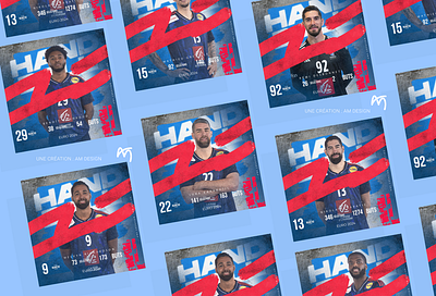 Handball Graphics : Collection — VOL 1 adobe ads design graphic design photoshop socialmedia sport design
