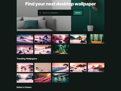 wallpaper site graphic design site ui ux website