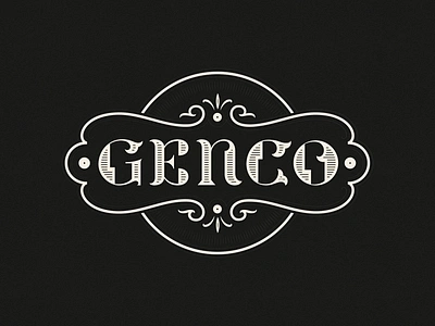 Genco calligraphy design hand lettering lettering logo logotype type typography