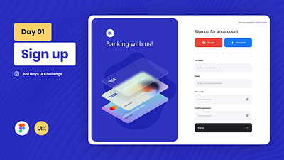 Sign Up Page ui