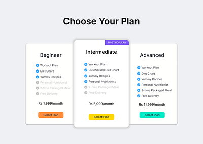 Features Comparing ui