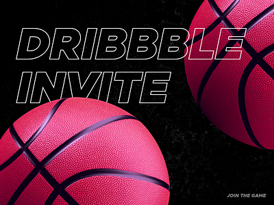 Dribbble Invite 3d app art branding design flat graphic design icon illustration logo logo design minimal typography ui ux vector web website