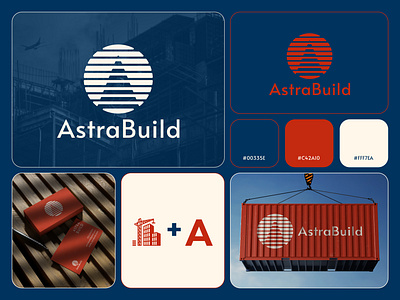 Letter Logo, AstraBuild Logo & brand identity Design. architecture brand brand identity branding branding design building business business logo construction corporate design graphic design identity letter letter mark logo logo designer logo mark real estate visual identity