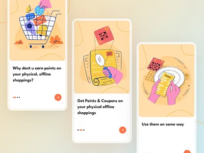 Onboarding Screens app designer branding design designer figma illustration logo mobile app screens ui user onboarding ux vector