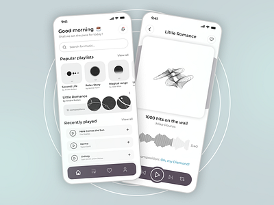 Music Player App ui