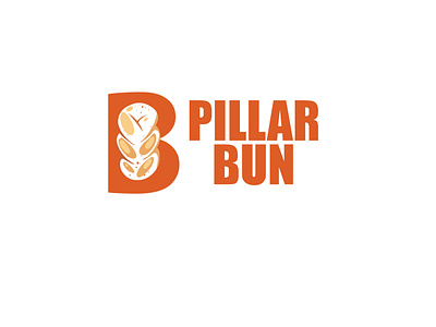 Pillar bun logo design. bakery bakerybackground bakeryfood bakerylogo bakinglogo branding breadlogo foodcakelogo foodlogo graphic design logo logodaily sweetbakery traditionalfoodlogo