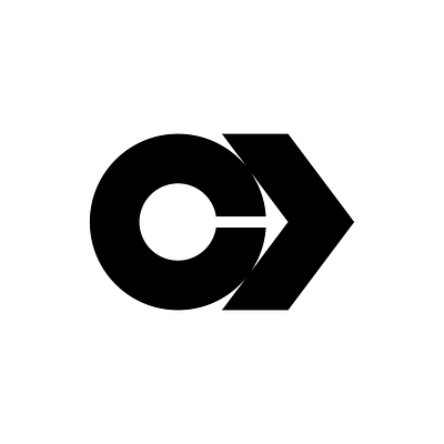 C, Arrow №2 arrow branding design graphic design letter c logo movement negative space