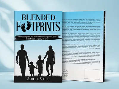 Blended Footprints amazon book cover blended footprints book book art book cover book cover art book cover design book cover mockup book design couple book cover cover art creative book cover design ebook ebook cover epic bookcovers graphic design kindle book cover paperback cover professional book cover