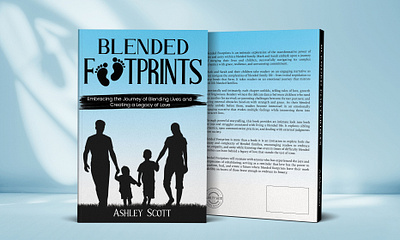 Blended Footprints amazon book cover blended footprints book book art book cover book cover art book cover design book cover mockup book design couple book cover cover art creative book cover design ebook ebook cover epic bookcovers graphic design kindle book cover paperback cover professional book cover