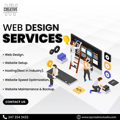 Web Design Services branding brochures design graphic design illustration logo ny creative studio optimization typography ui ux vector web design services web development website design