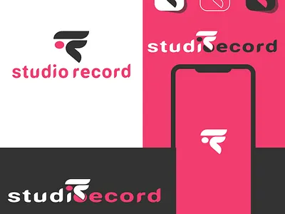 studio record logo design presentation app logo icon logo logo design logo maker logo maker media logo mic logo music logo record logo sound logo studio logo