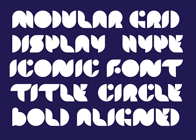 Circum Uppercase display font font free font grid minimal modular stencil typography