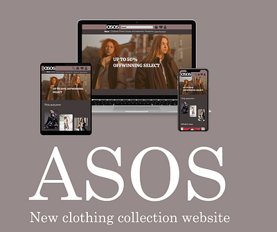 Clothing store website ASOS