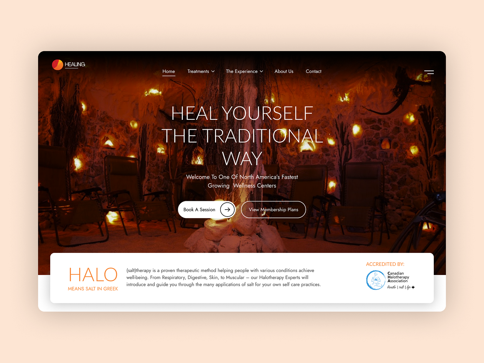 Wellness Center - Landing Page by Gavril Dsouza on Dribbble