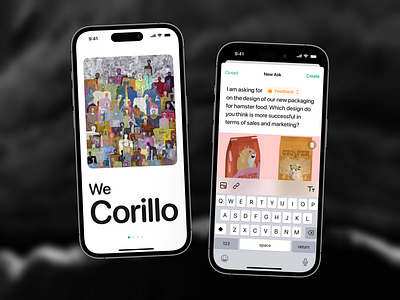 Corillo - Community Help app community corillo create post design figma help illustration ios jamaica mobile onboarding post profile ui user ux