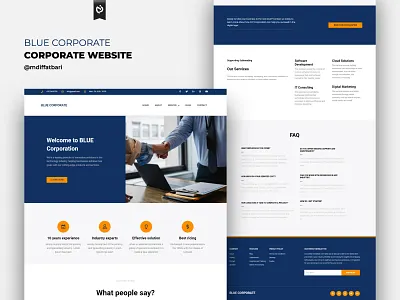 Corporate WordPress Website Design | UI/UX business corporate corporate branding corporate website design landing page ui design ux design web design web design agency web development web template wordpress