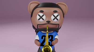 Snoop on the sax 3d animation blender branding epicsaxguy motion graphics snoopdogg