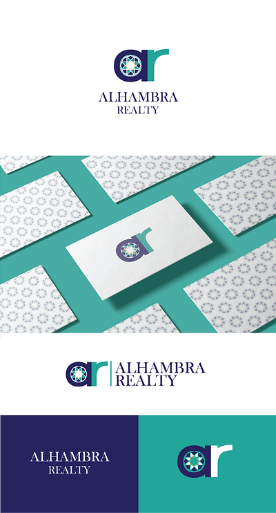 Alhambra Realty Real Estate Logo brand branding design graphic design graphic designer illustration logo logo design logo designer ui