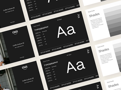Coffee Culture 32 Website - Style guide coffee shop coffee site coffee talk coffee website design landing page design styleguide web design website website design website styleguide