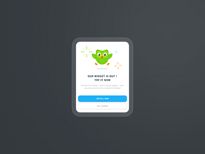 Daily UI Challenge #5 - Pop-up modal app challenge daily ui design duolingo modal pop up ui ux widget