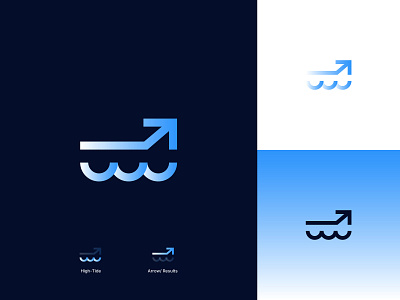 Tide Progress Logo Concept branding design graphic design high tide logo logo design logo mark low tide minimal tide logo minimalist ocean progress tide tide arrow tide concept tide logo tide progress wave logo waves