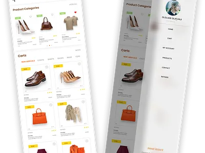 POSH VELVET - Cart section of a fashion E-commerce website 3d animation graphic design ui