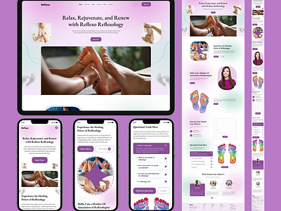 Reflexology Website UI Design best medical websites design doctor booking app international reflexology landing page medical landing page medical website design medical website design ideas medical website examples mobile app mobile responsive reflexology reflexology near me reflexology website responsive ui design responsive website design ui design visual reflexology webdesign website design