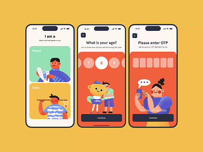 Coinly — App Design & Animation. Onboarding Flow animated illustration animation app bank banking app clean design illustration mobile app motion design motion graphics onboarding ui ux