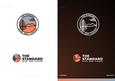 The Standard - logo for airbnb for bitcoiners airbnb logo berlin bitcoiners bitocin hostel logo logo sunset logo volcano volcano logo