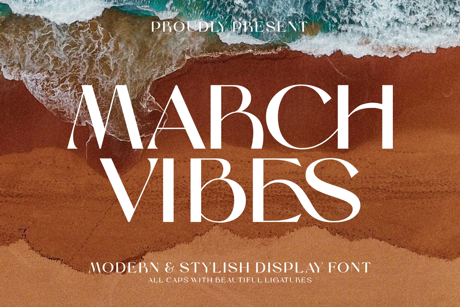 March Vibes - Modern Stylish Font aesthetic font apparel font beauty font branding font business font craft font elegant font font graphic design header font headline font logo font modern font poster font sans serif font sticker font stylish font trendy font typeface typography