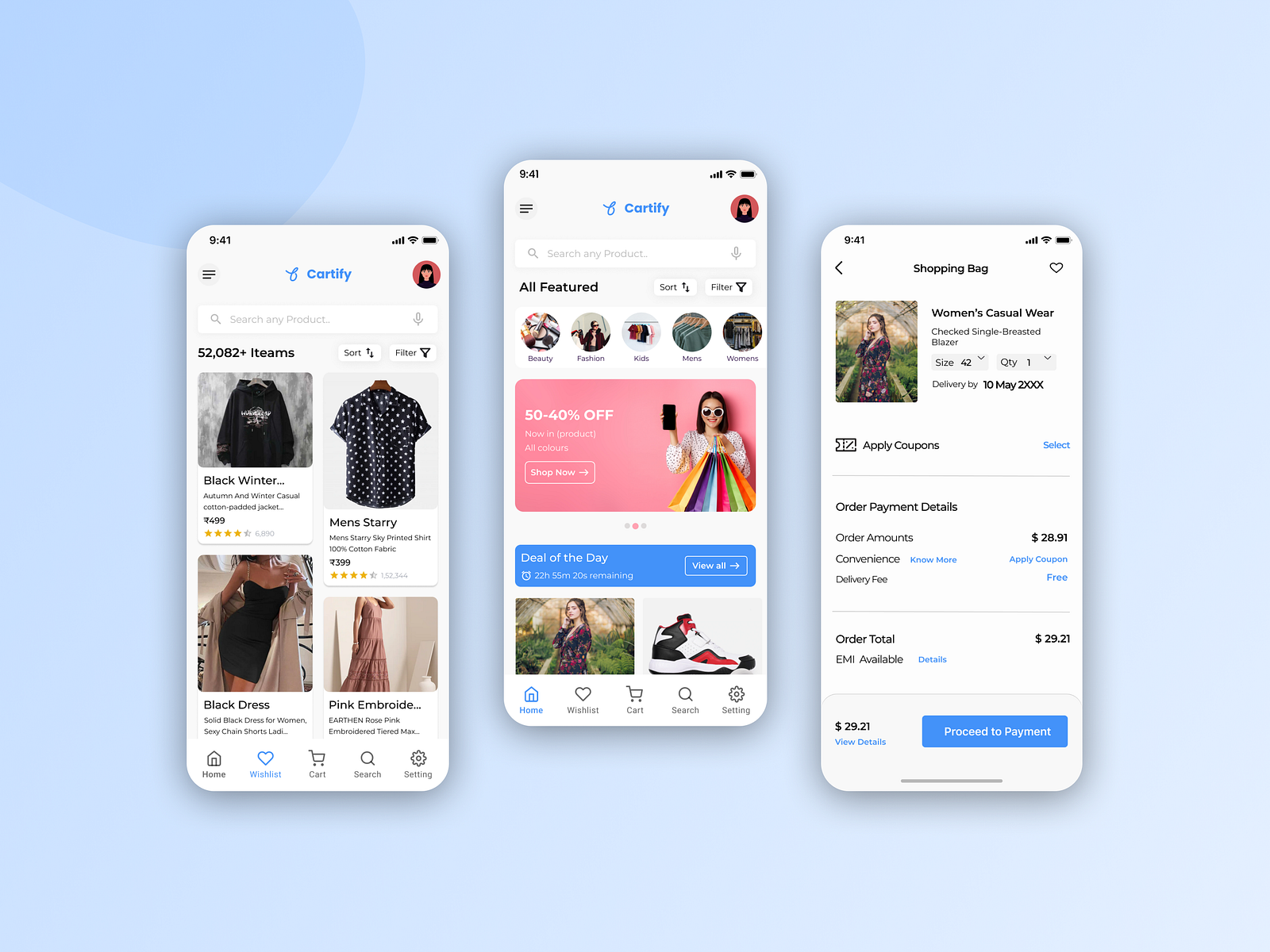 E commerce App Design UI in Figma by Arslan Ahmed on Dribbble