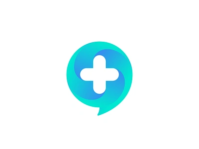 Medical Chat app icon app logo bastract brand identity chatting app chatting app logo clinic cross doctor chat gradient healthcare hospital icon logo design medical medical chat medical cross modern modern logo