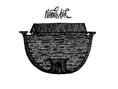 Noah’s Ark ark art bible black and white boat drawing flood genesis illustration noah noahs pen pencil shading ship sketch sketchbook story texture